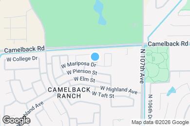 Map image of the property - 4912 N 109th Ave