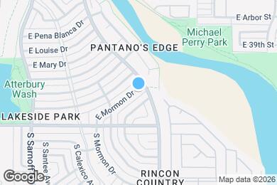 Map image of the property - 8632 E Mormon Dr