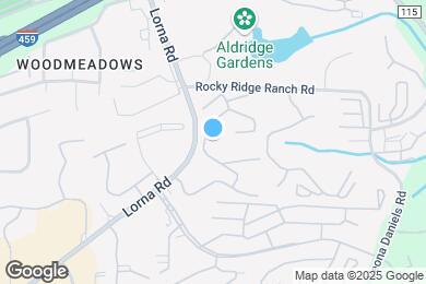 Map image of the property - Hills at Hoover Apartments