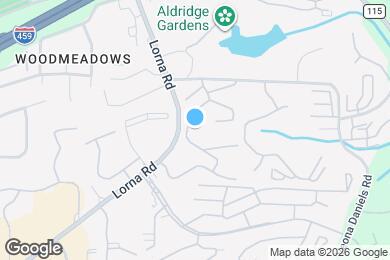 Map image of the property - Hills at Hoover