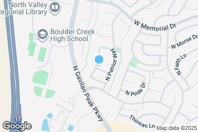 Map image of the property - 3556 W Warren Ln