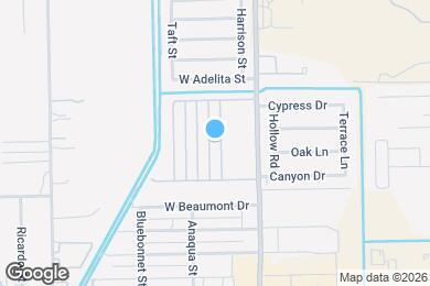 Map image of the property - 1901 Harrison St