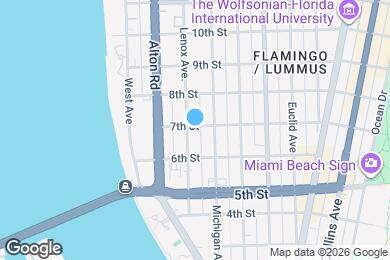 Map image of the property - 1050 7th St