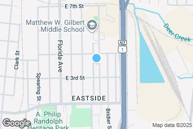 Map image of the property - 1341 Franklin St