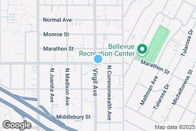 Map image of the property - 654 N Virgil Ave