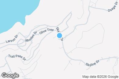 Map image of the property - 1654 Skyline Dr