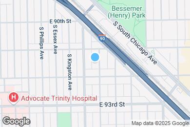 Map image of the property - 9132 S Saginaw Ave