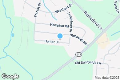 Map image of the property - 206 Hunter Dr