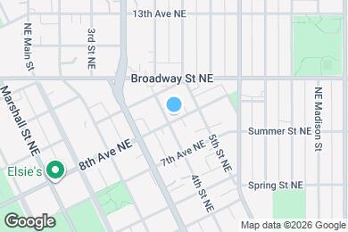 Map image of the property - 801 4th St NE