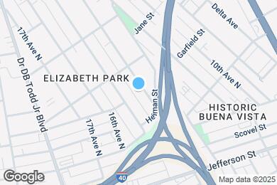 Map image of the property - 1523 12th Ave N
