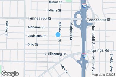 Map image of the property - 217 Mendocino St