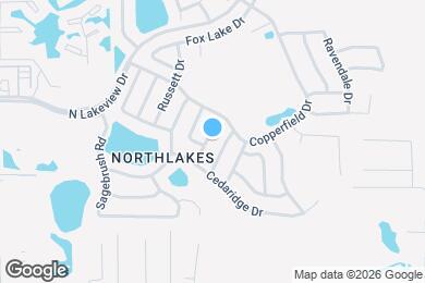 Map image of the property - 16013 Woodpine Dr
