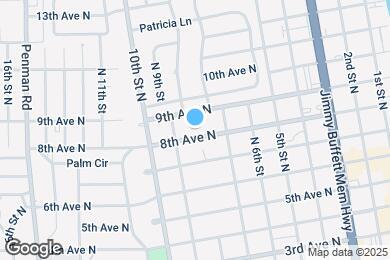 Map image of the property - 803 8th Ave N