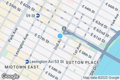 Map image of the property - E. 58th St, 2nd Ave