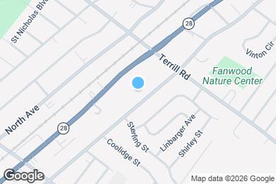 Map image of the property - 1421 E 7th St