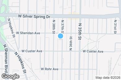 Map image of the property - 5449 N 37th St