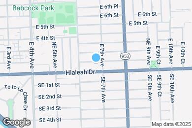 Map image of the property - 670 NE 1st Pl