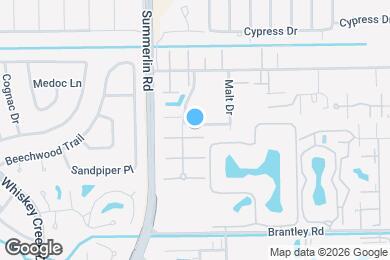 Map image of the property - 12339 Woodrose Ct