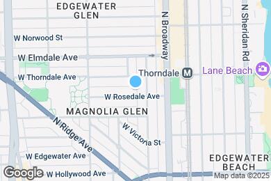 Map image of the property - 1248 W Rosedale Ave