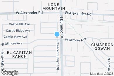 Map image of the property - 8508 W Gilmore Ave
