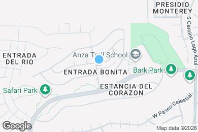 Map image of the property - 579 W Camino Sorpresa