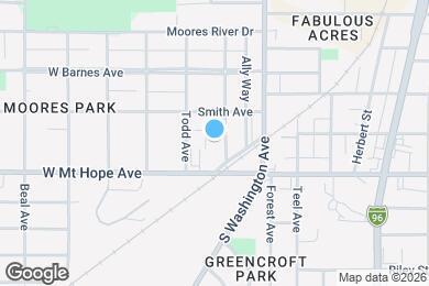 Map image of the property - 1824 Coleman Ave