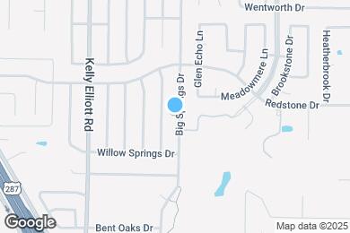 Map image of the property - 6402 Big Springs Dr