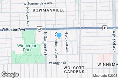 Map image of the property - 1920 W Winona St