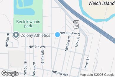 Map image of the property - 751 NW 3rd St