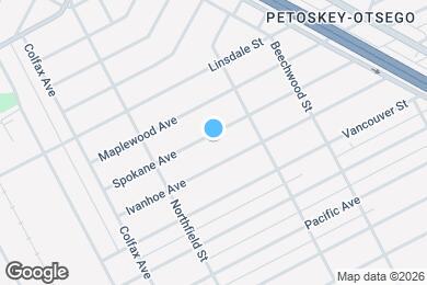 Map image of the property - 5287 Spokane Ave
