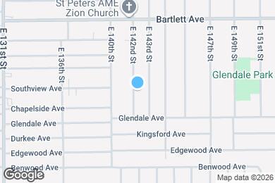 Map image of the property - 3867 E 142nd St