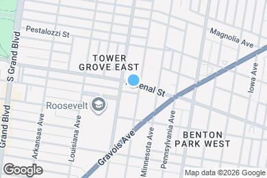 Map image of the property - 3134 Arsenal St