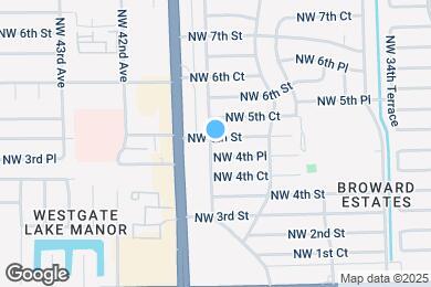 Map image of the property - 3880 NW 5th St