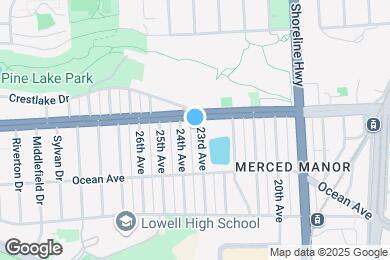 Map image of the property - 2919 23rd Ave