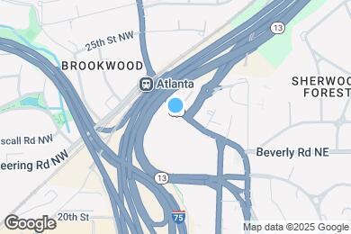 Map image of the property - 1660 Peachtree