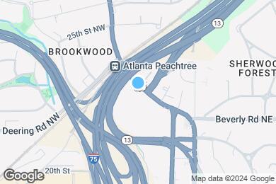 Map image of the property - 1660 Peachtree Midtown