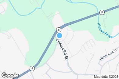 Map image of the property - HARMON Cedar Run by Crescent Communities