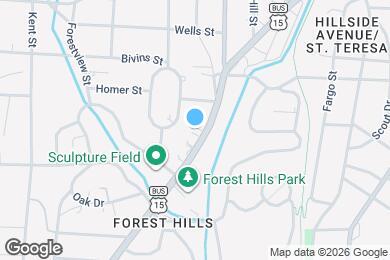 Map image of the property - 1614 University Dr