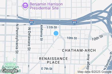 Map image of the property - 970 Fort Wayne Ave