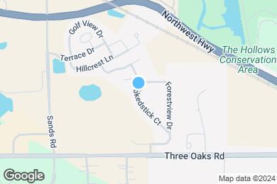 Map image of the property - Oakbrook Estates- Senior 55+ Community