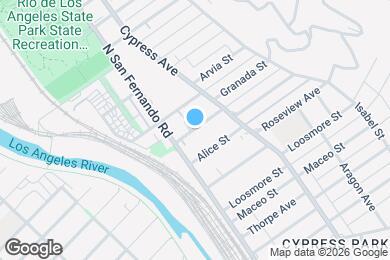 Map image of the property - 2629 1/2 Granada St