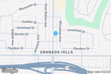 Map image of the property - 11616 Balboa Blvd