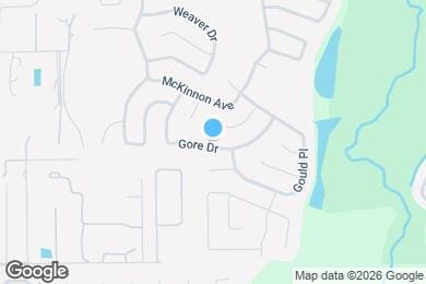 Map image of the property - 1034 Gore Dr