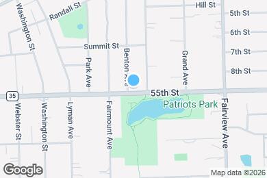 Map image of the property - 5441 Benton Ave