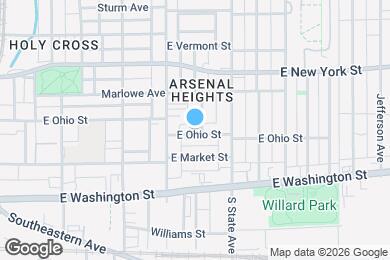 Map image of the property - 1534 E Ohio St