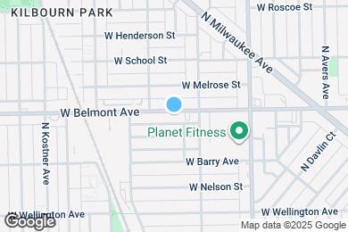 Map image of the property - 4131 W Belmont Ave