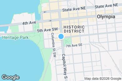 Map image of the property - 605 1/2 Capitol Way S
