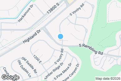 Map image of the property - 13864 S Vestry Rd