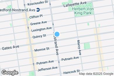 Map image of the property - 345A Nostrand Ave