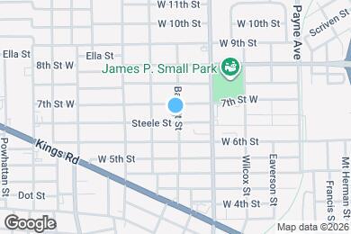 Map image of the property - 1403 Steele St